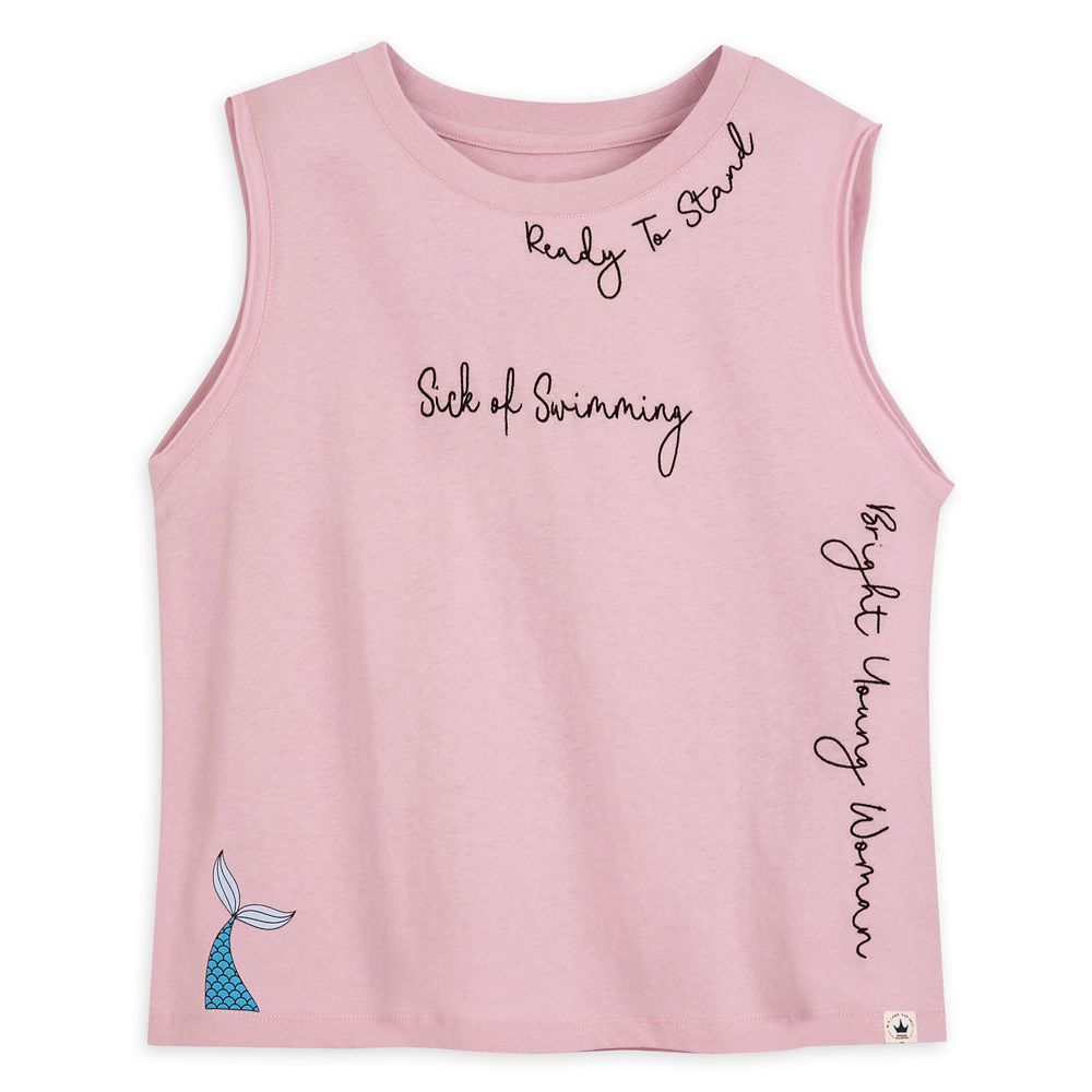 Ariel Text Tank Top for Women – The Little Mermaid is now available