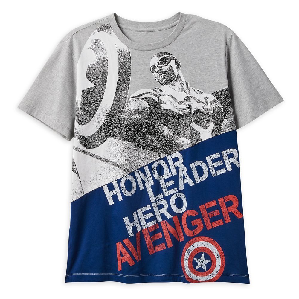 Captain America Sam Wilson Fashion T-Shirt for Adults Official shopDisney