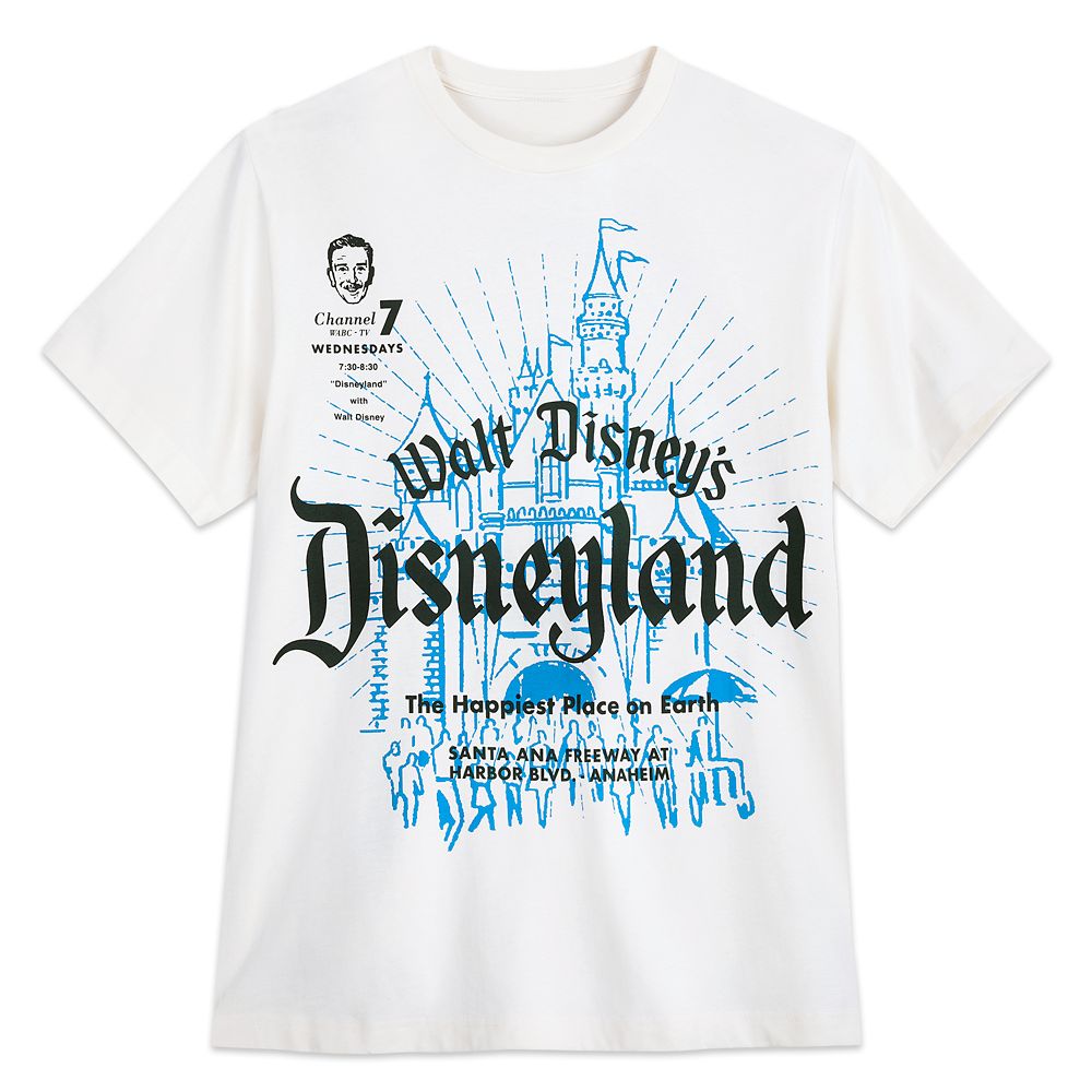 Walt Disney's Disneyland T-Shirt for Adults – Disney100