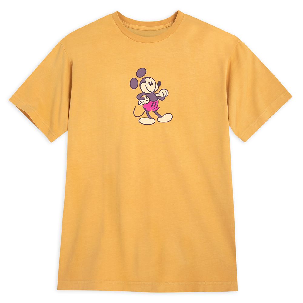 Mickey Mouse Genuine Mousewear T-Shirt for Adults – Gold