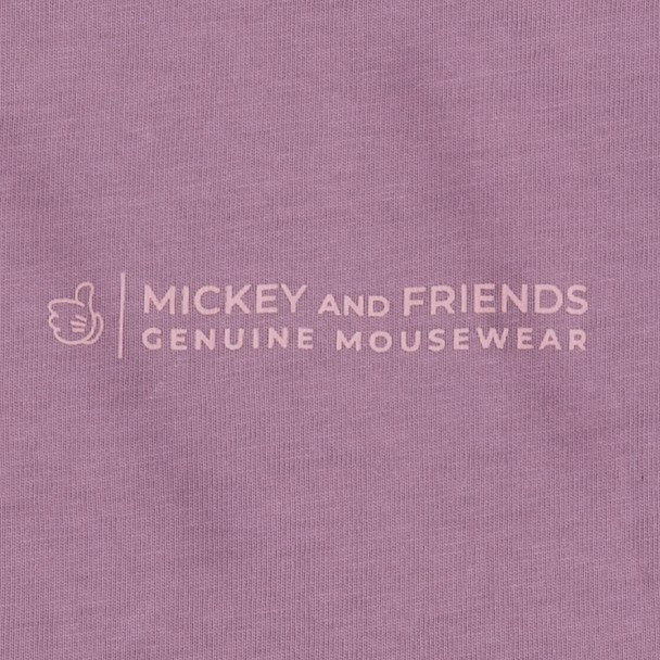 Mickey Mouse Genuine Mousewear T-Shirt for Women – Plum