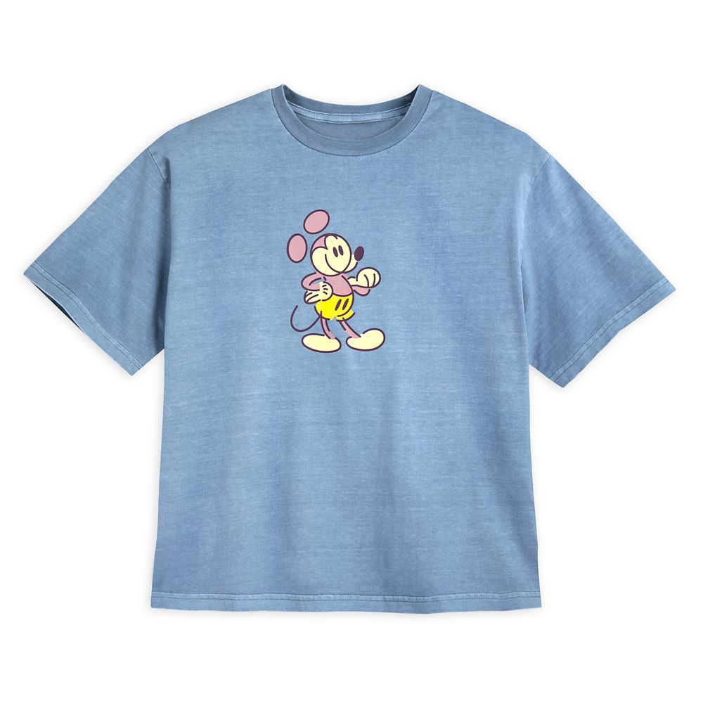 Mickey Mouse Genuine Mousewear T-Shirt for Women – Blue – Purchase Online Now