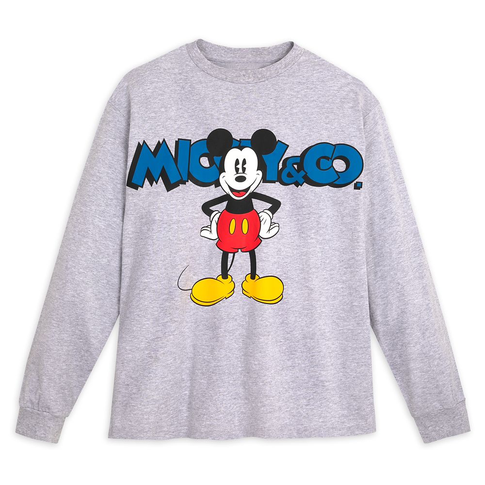 Mickey Mouse Long Sleeve T-Shirt for Men – Mickey & Co. is available online for purchase