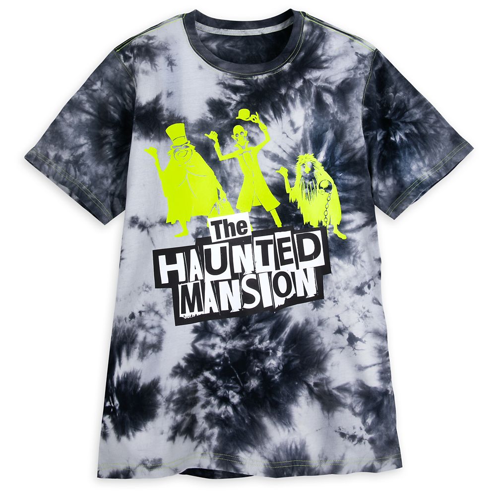 Hitchhiking Ghosts Tie Dye T-Shirt for Adults – The Haunted Mansion is here now