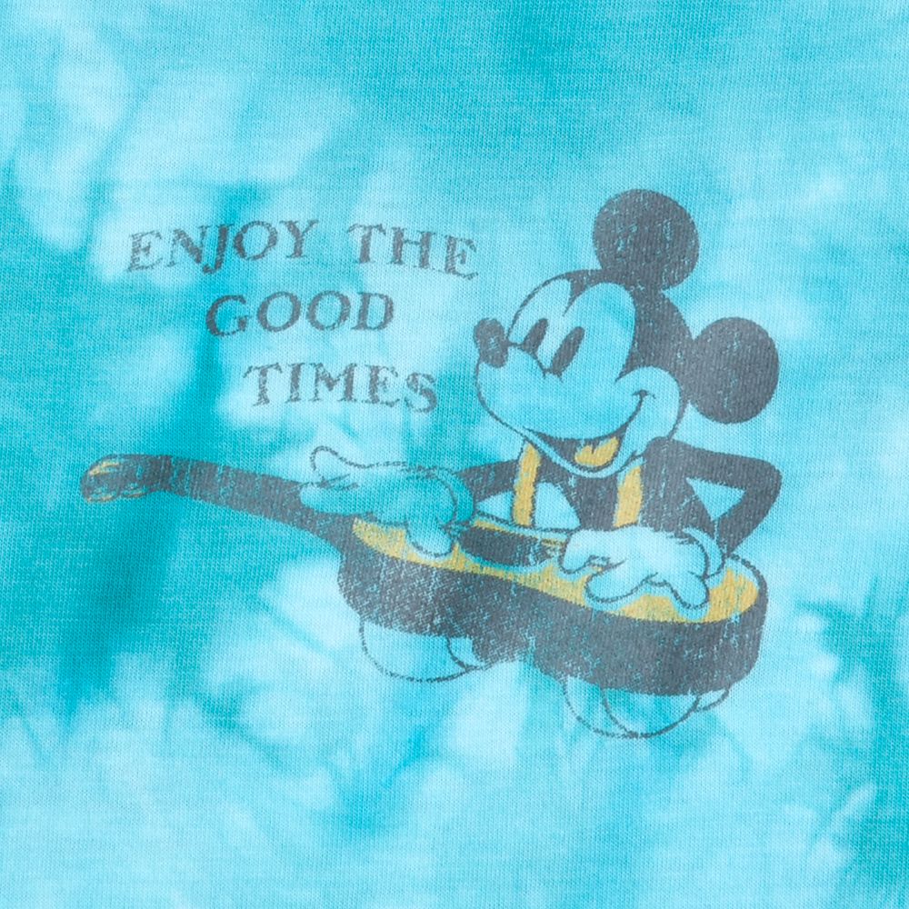 Mickey and Minnie MouseTropical T-Shirt for Adults