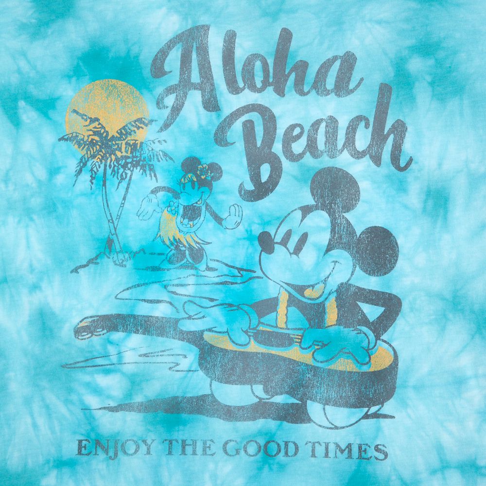 Mickey and Minnie Mouse ''Aloha Beach'' T-Shirt for Adults