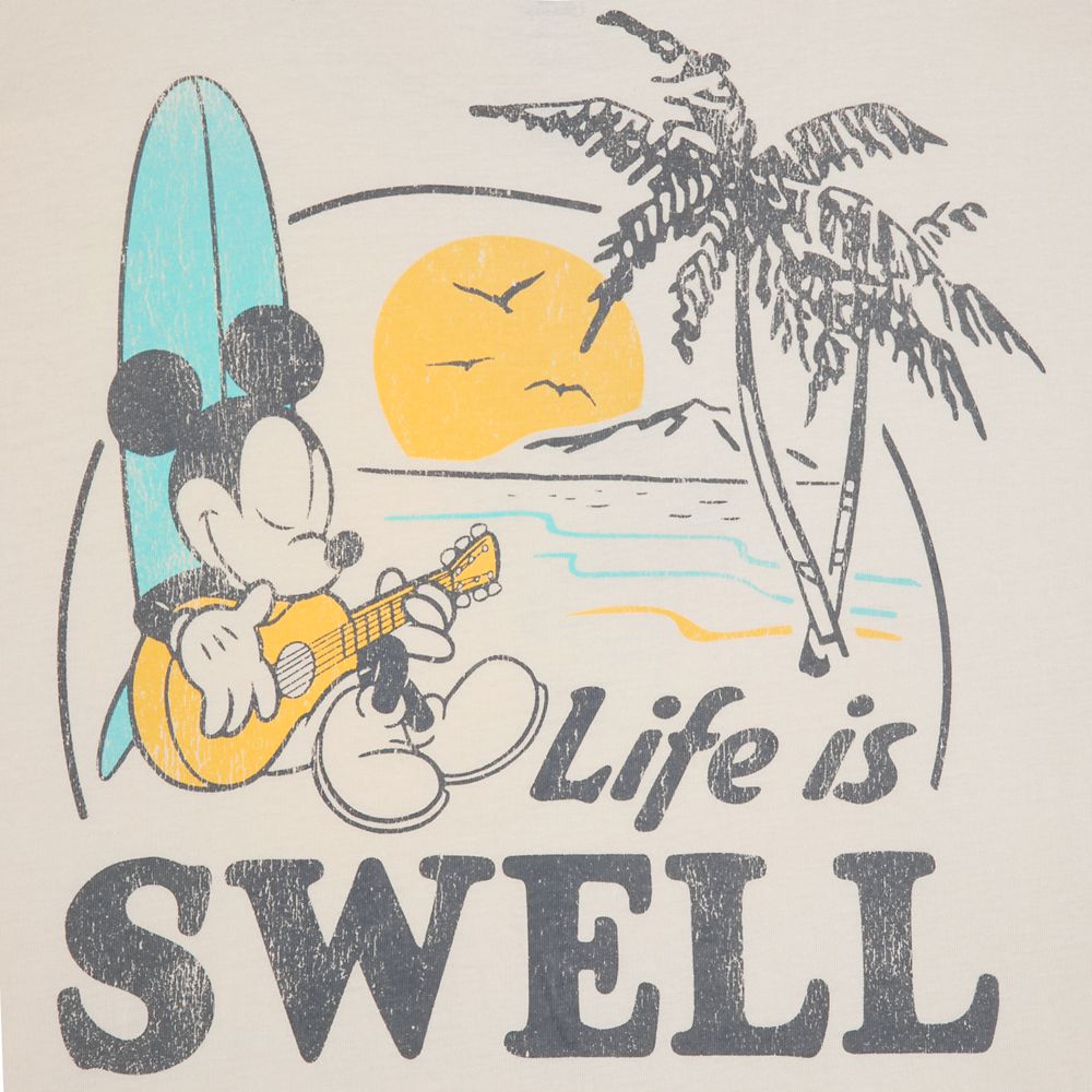 Mickey Mouse ''Life Is Swell'' Pullover for Adults