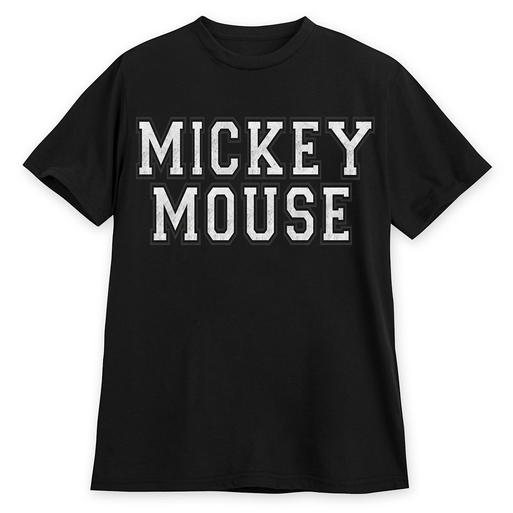 Mickey Mouse Two Sided Text T-Shirt for Adults