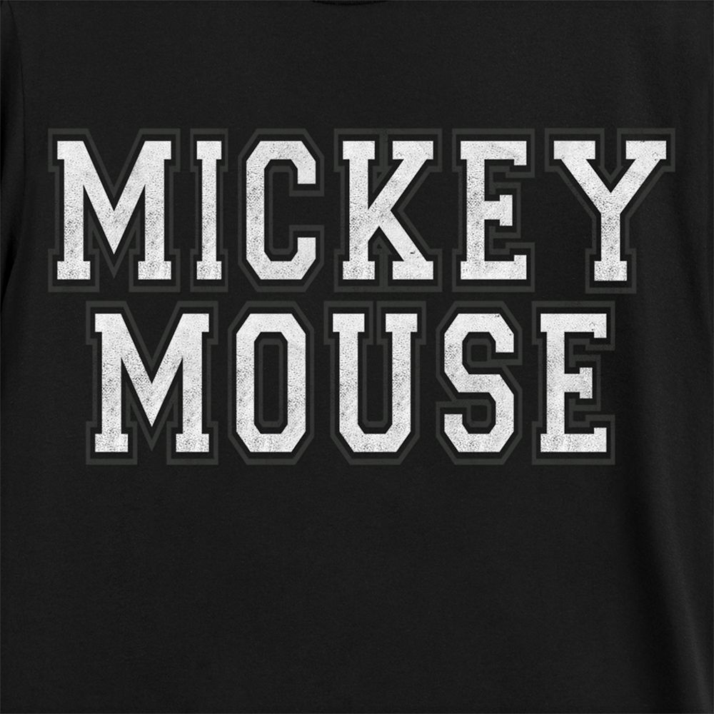 Mickey Mouse Two Sided Text T-Shirt for Adults