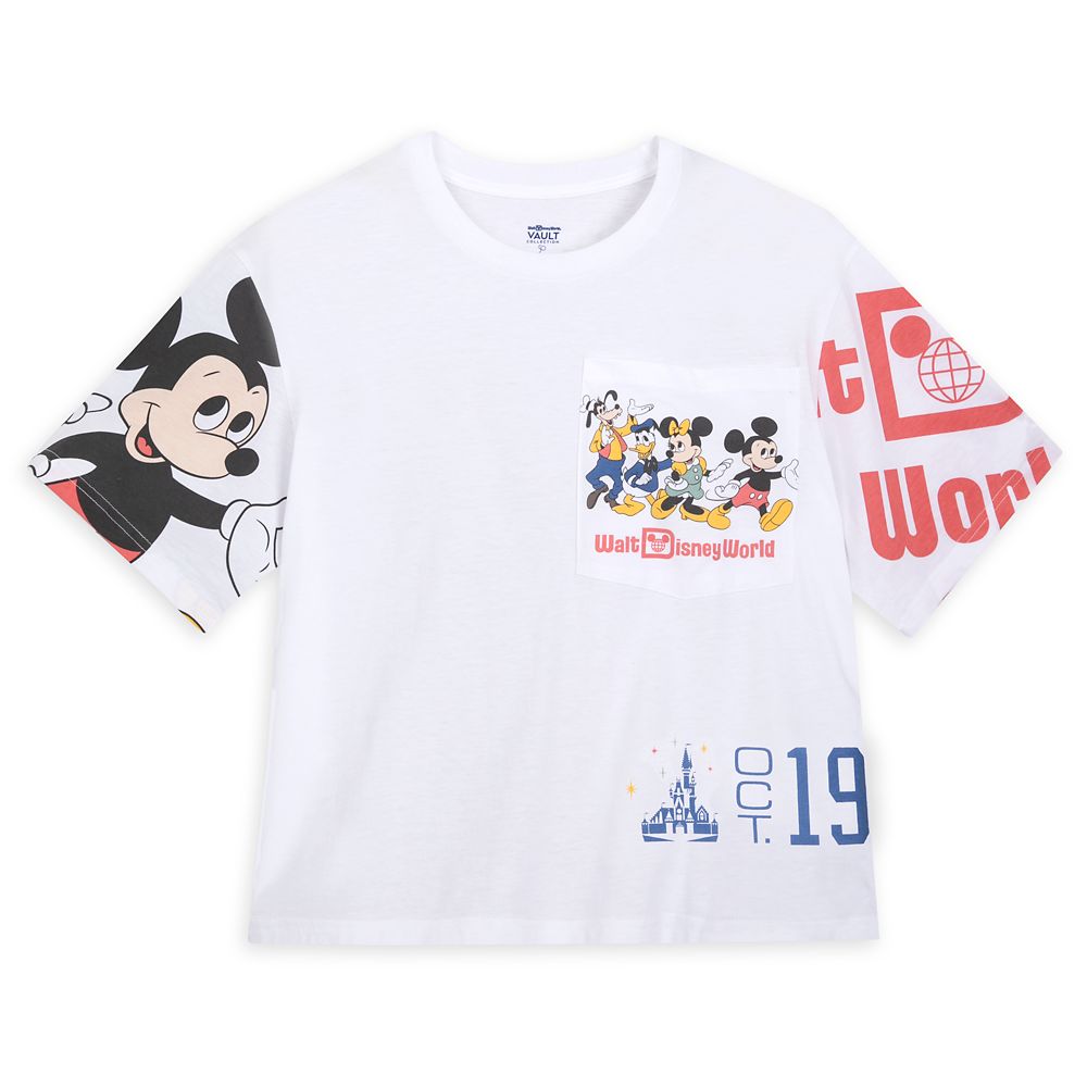 Mickey Mouse and Friends Semi-Crop Top for Women – Walt Disney World 50th Anniversary