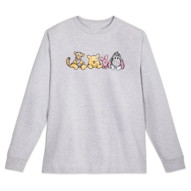 Winnie the Pooh and Pals Long Sleeve Striped T-Shirt for Men