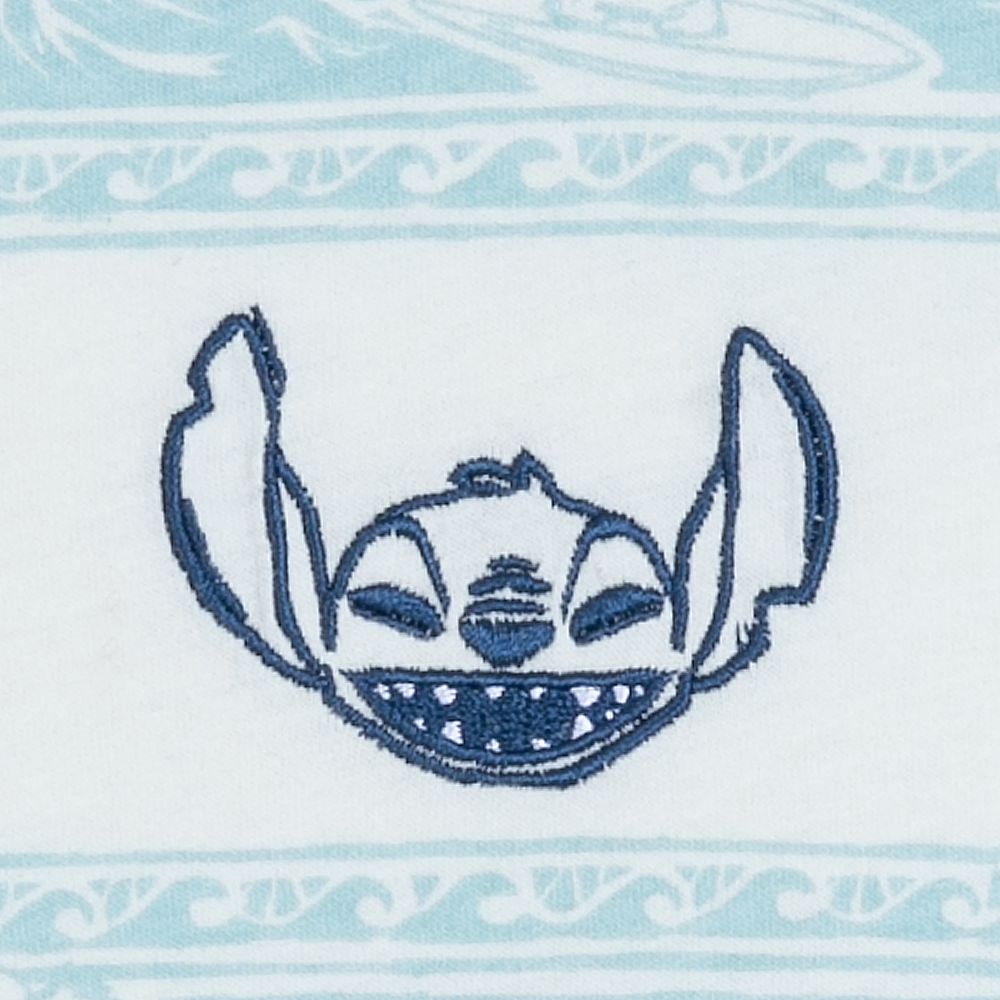 Stitch Striped Tee for Adults