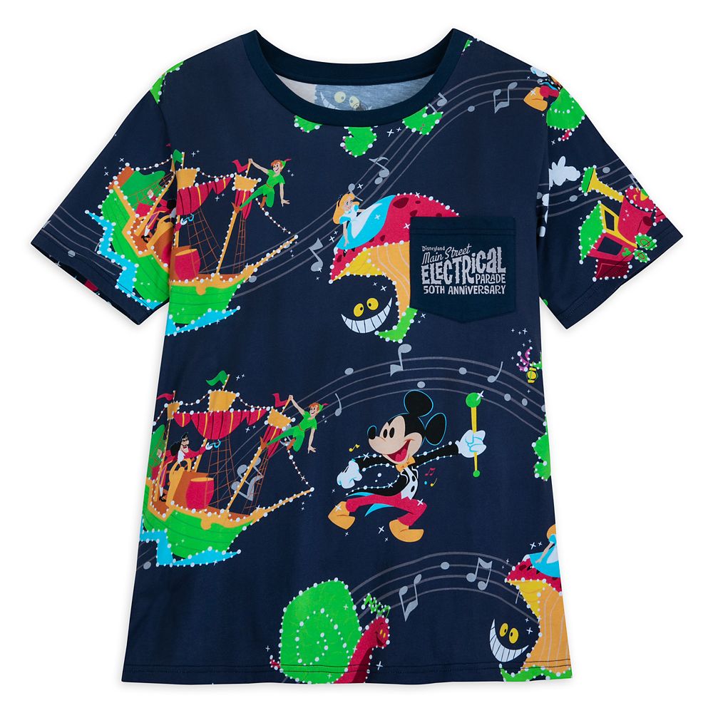 Mickey Mouse – The Main Street Electrical Parade 50th Anniversary T-Shirt for Adults now available for purchase