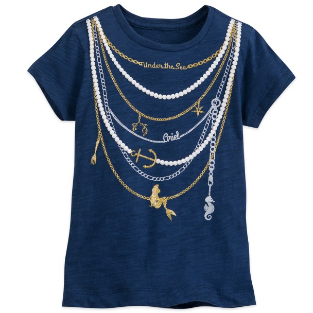 The Little Mermaid ''Necklace'' T-Shirt for Girls