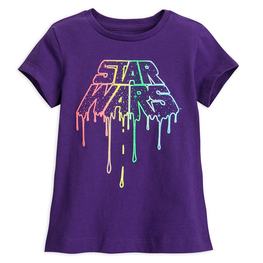 Star Wars Rainbow Logo T-Shirt for Girls