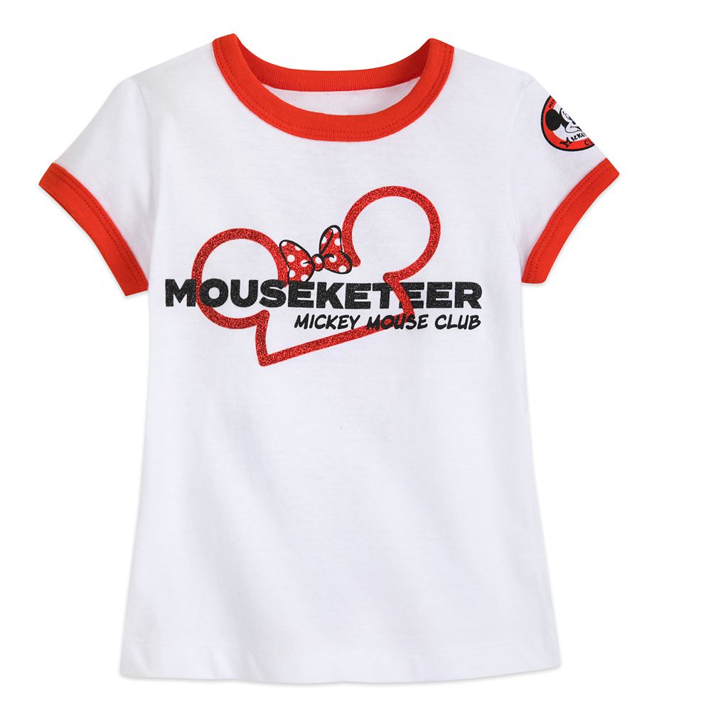 The Mickey Mouse Club Mouseketeer Ringer T-Shirt for Girls
