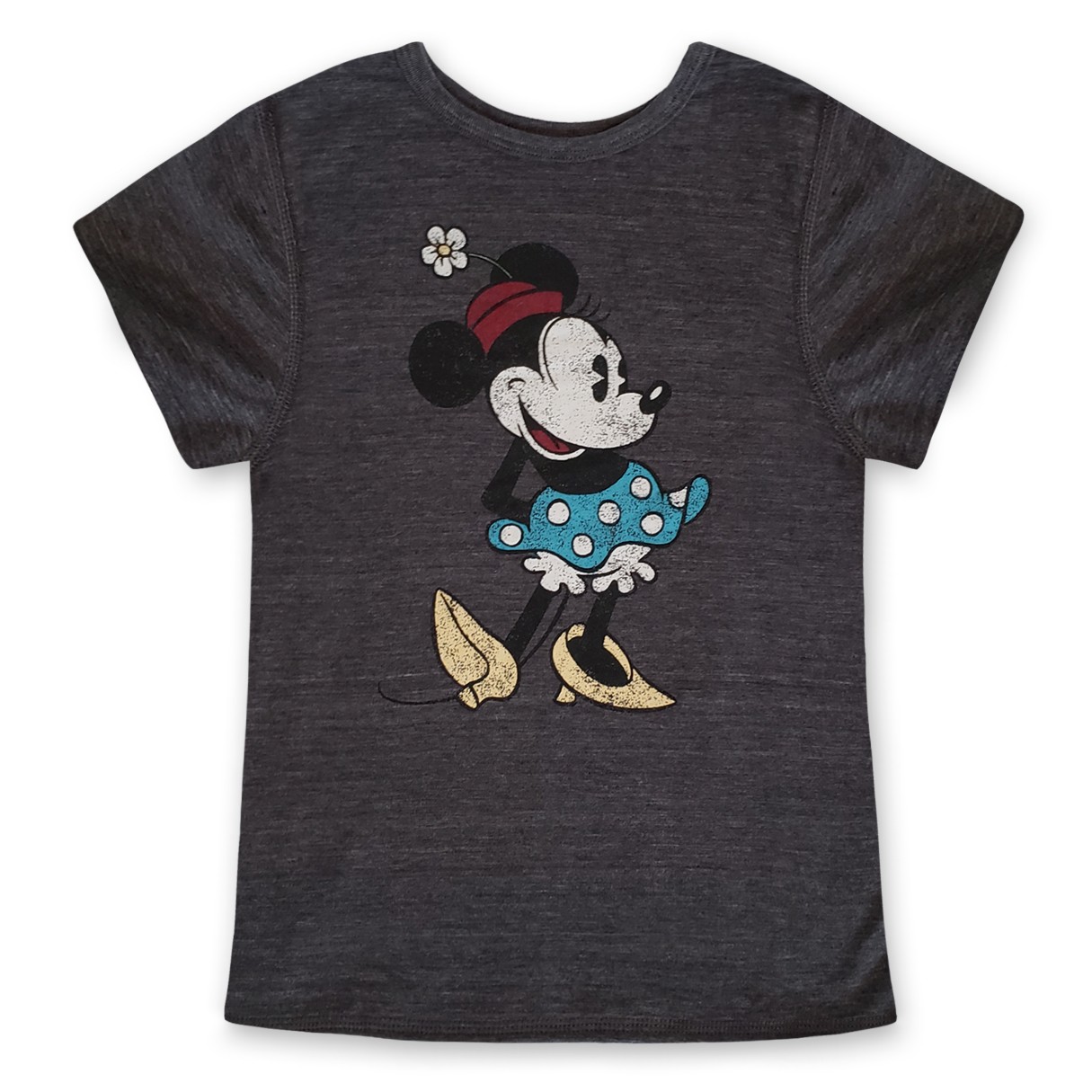 Minnie Mouse Classic T-Shirt for Kids – Dark Gray – Sensory Friendly