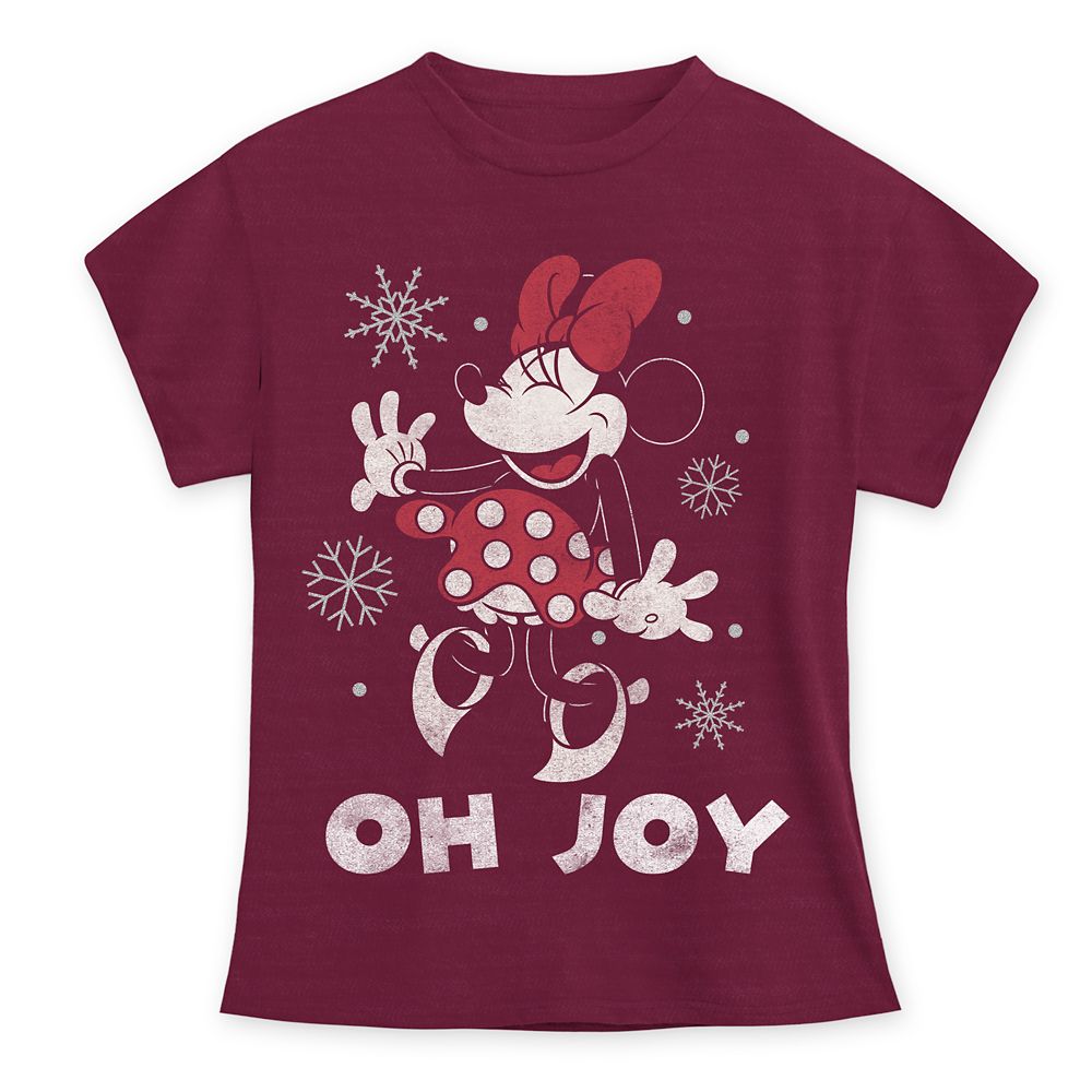 Minnie Mouse Holiday T-Shirt for Kids