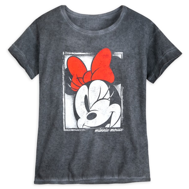 Minnie Mouse Mineral Wash shopDisney T-Shirt for Girls 