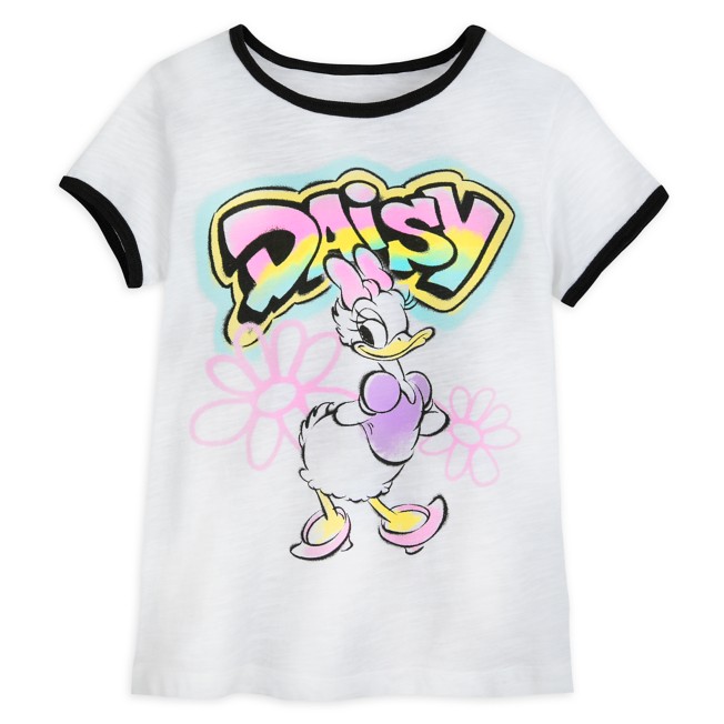 Daisy Duck Ringer T-Shirt for Kids