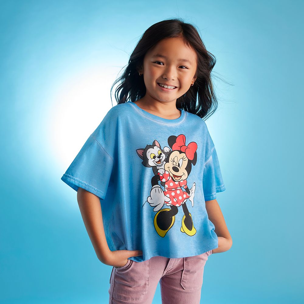 Minnie Mouse and Figaro Fashion T-Shirt for Girls