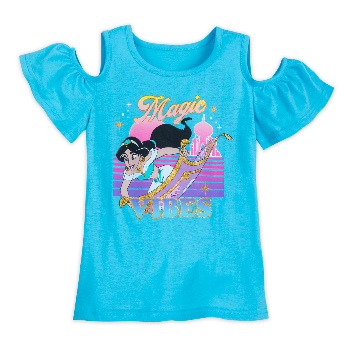 Jasmine Cold Shoulder T-Shirt for Girls – Aladdin