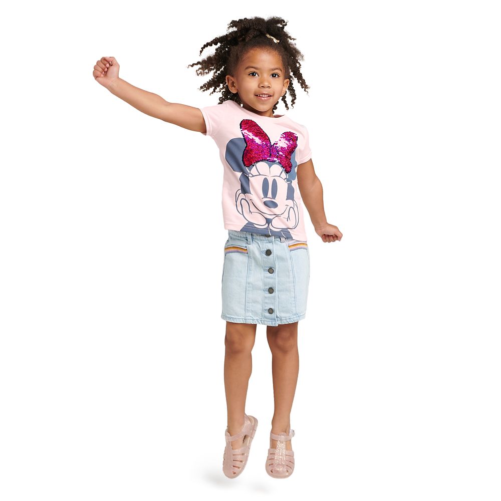 Minnie Mouse Flip Sequin T-Shirt for Girls