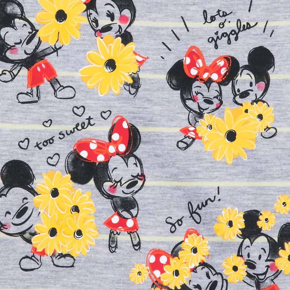 Mickey and Minnie Mouse Striped Tank Top for Girls