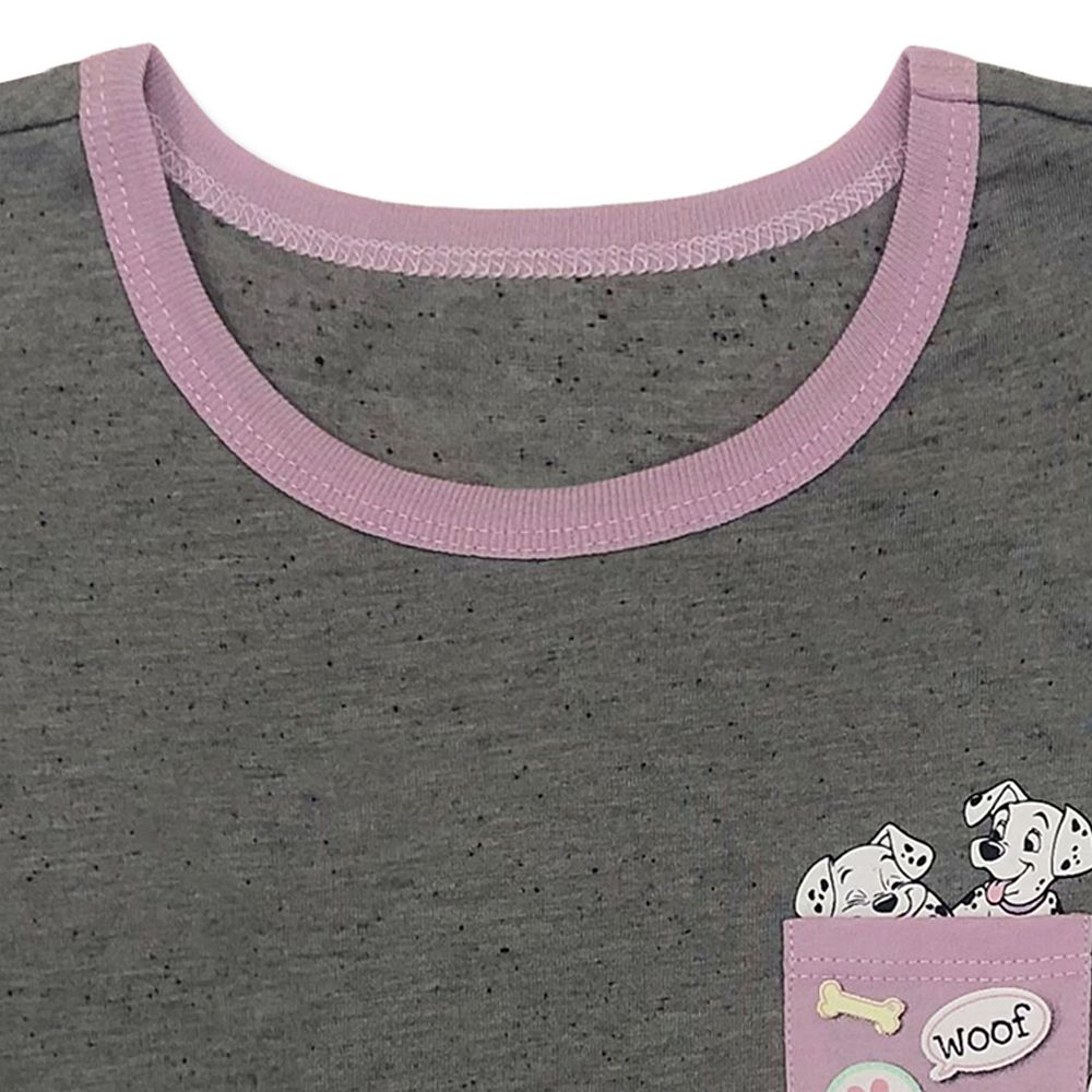 101 Dalmatians Pocket Ringer T-Shirt for Girls