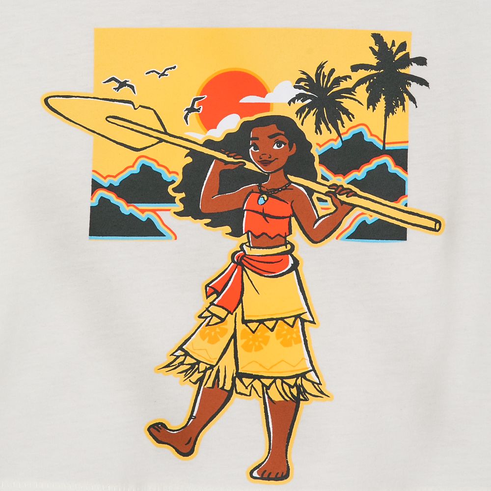 Moana Semi-Cropped T-Shirt for Girls