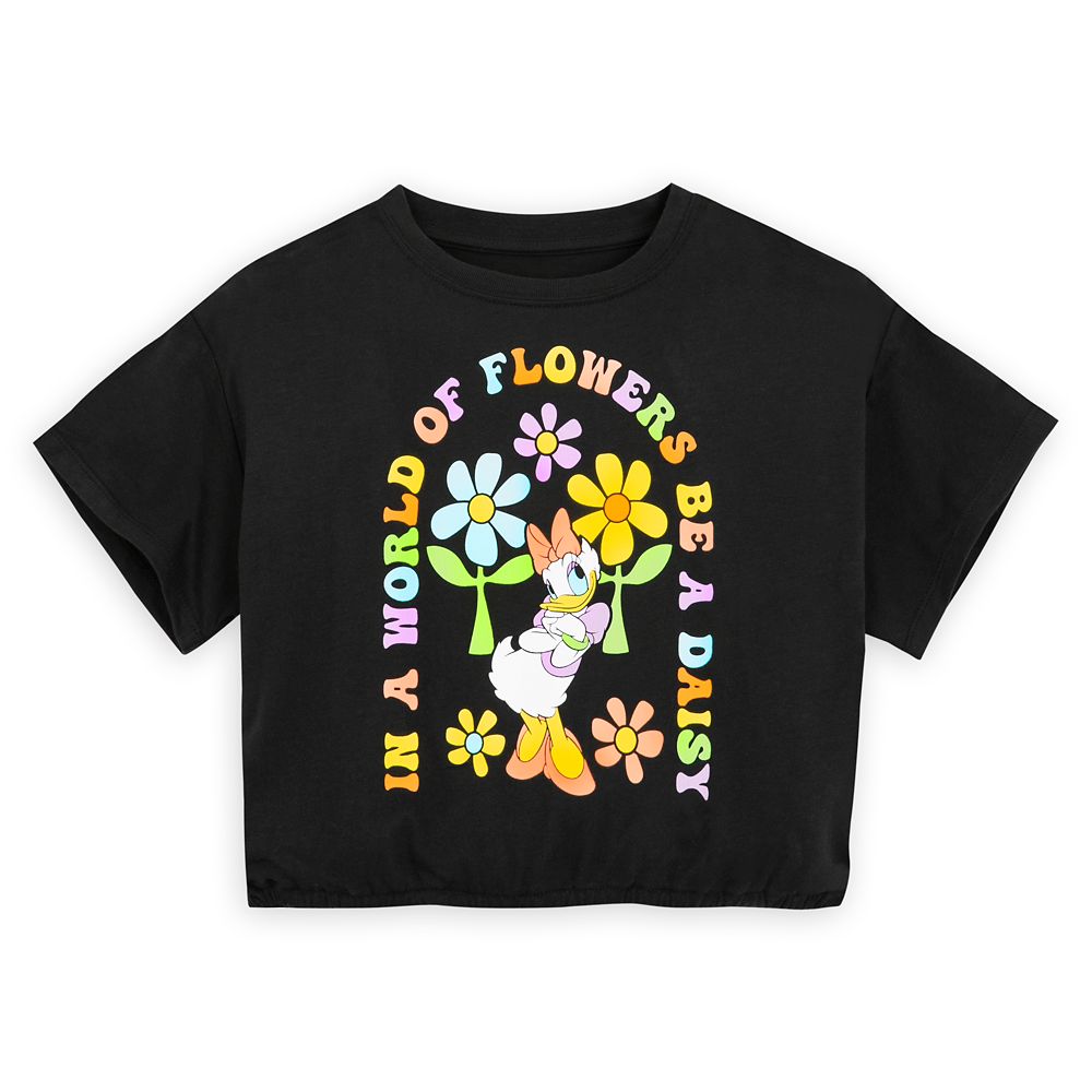 Daisy Duck Semi-Cropped T-Shirt for Girls