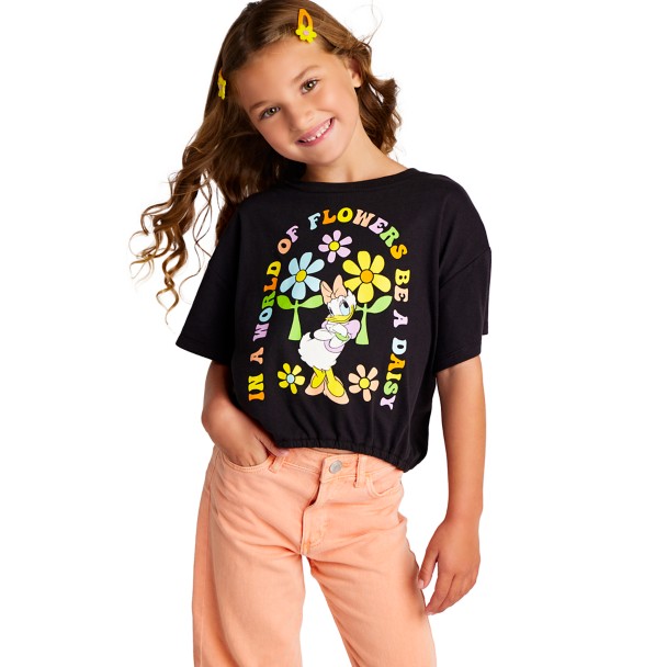 Daisy Duck Semi-Cropped T-Shirt for Girls