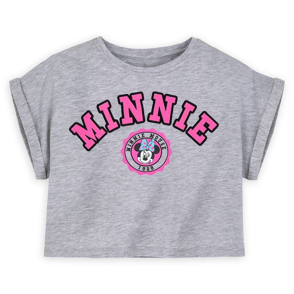 Minnie Mouse Semi-Cropped Athletic T-Shirt for Girls is now available online
