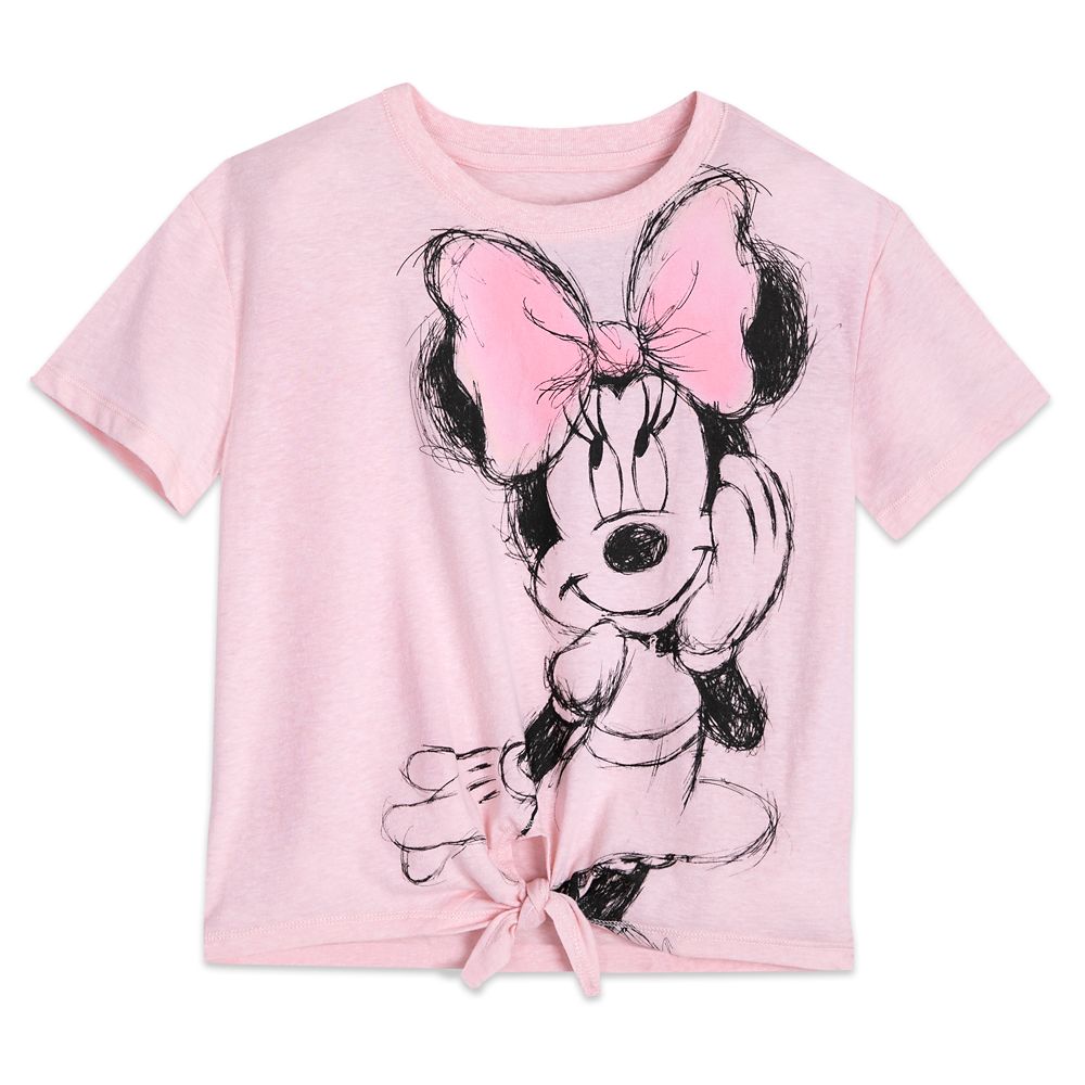 Minnie Mouse Tie-Up T-Shirt for Girls Official shopDisney