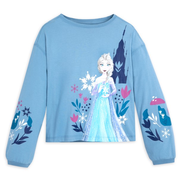 Elsa Long Sleeve T-Shirt for Girls – Frozen