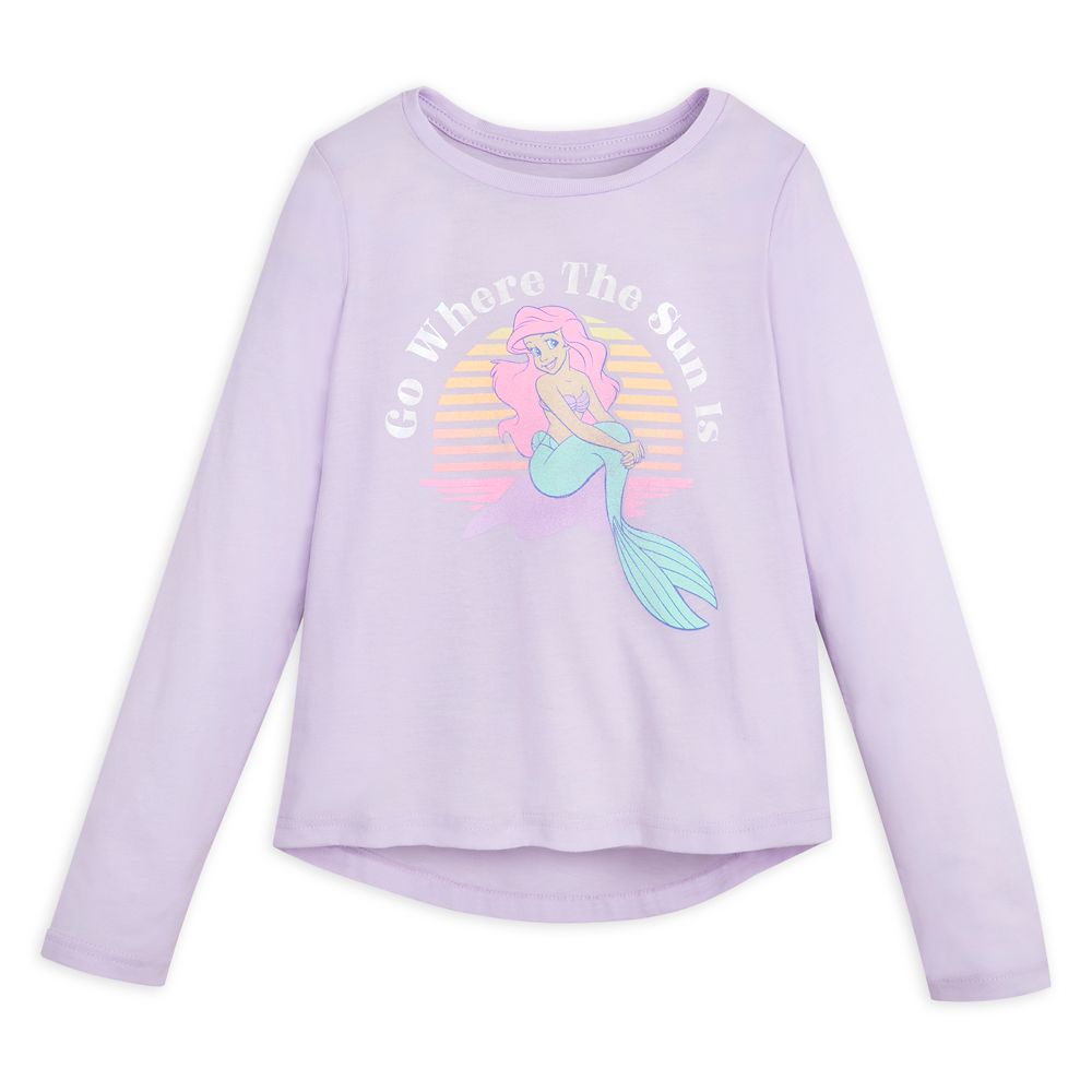 Ariel Long Sleeve T-Shirt for Girls – The Little Mermaid is now available online