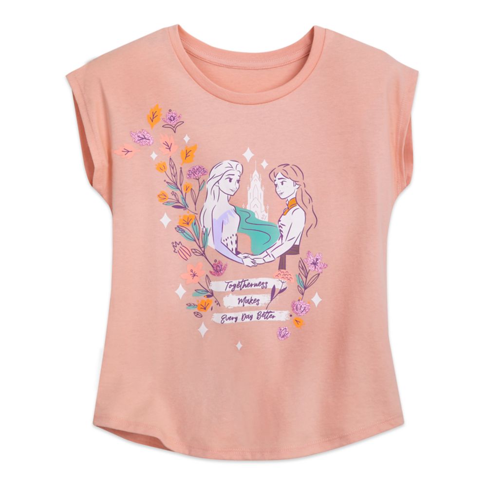 Anna and Elsa Fashion T-Shirt for Girls – Frozen