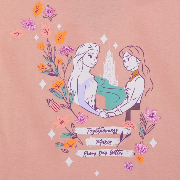 Anna and Elsa Fashion T-Shirt for Girls – Frozen