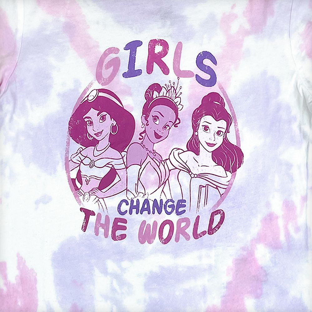 Disney Princess Long Sleeve Tie Dye T-Shirt for Girls