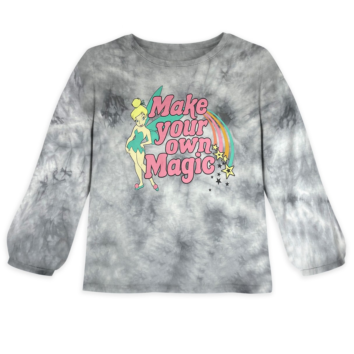 Tinker Bell Long Sleeve Tie-Dye T-Shirt for Girls – Peter Pan