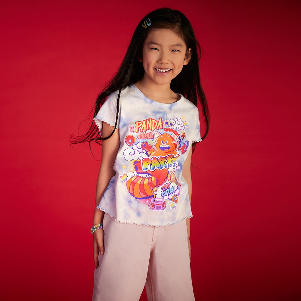 Turning Red Tie-Dye T-Shirt for Girls