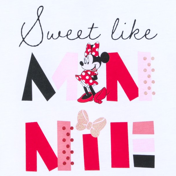 Minnie Mouse Glitter T-Shirt for Girls