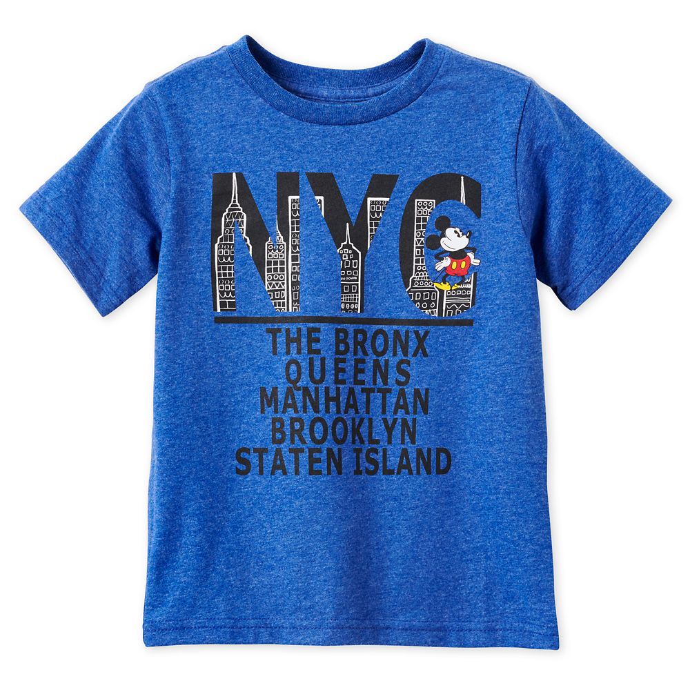 Mickey Mouse New York Boroughs T-Shirt for Boys Official shopDisney