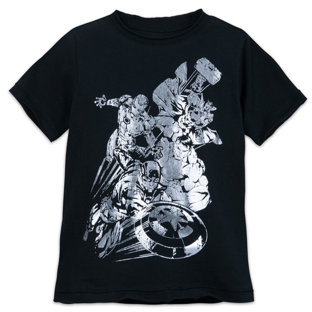 Marvel Silver Foil T-Shirt for Kids