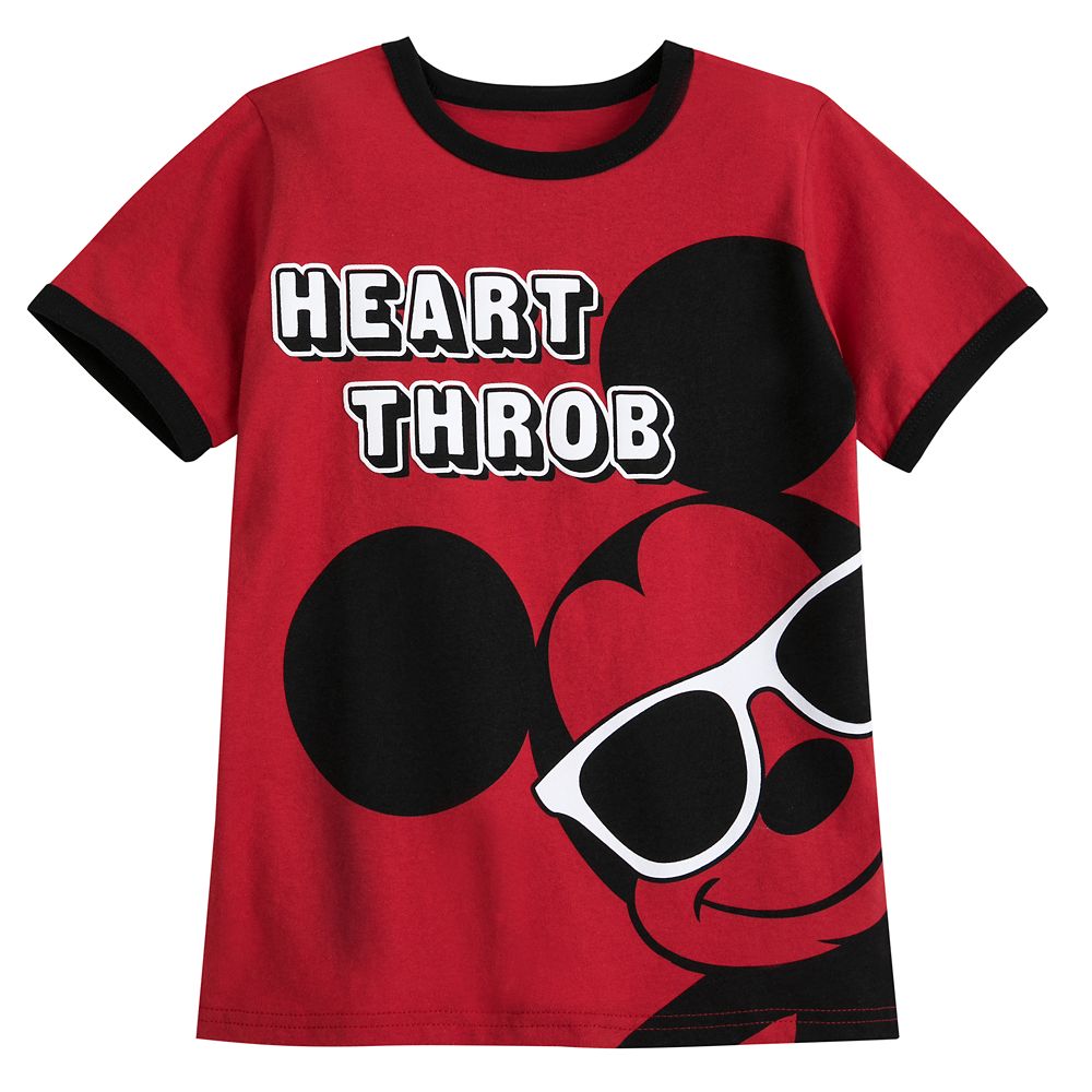 Mickey Mouse ''Heart Throb'' Ringer T-Shirt for Boys