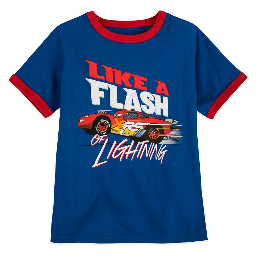 Lightning McQueen Ringer T-Shirt for Boys