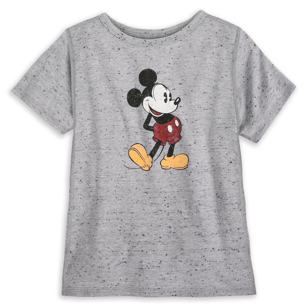 Mickey Mouse Classic T-Shirt for Kids – Gray – Sensory Friendly