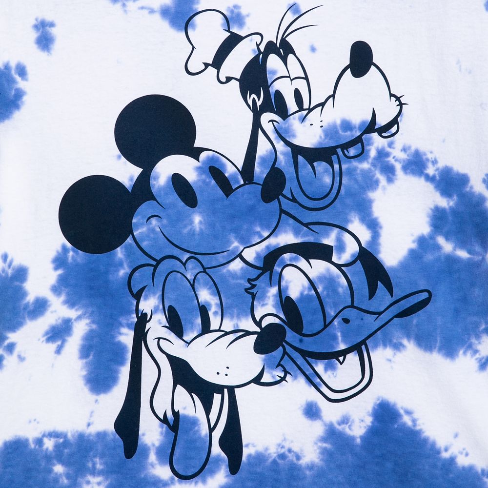 Mickey Mouse and Friends Tie-Dye T-Shirt for Kids