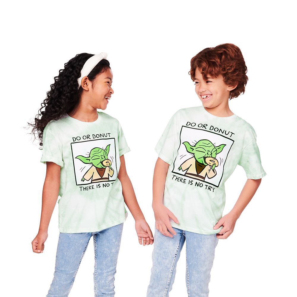 Yoda Tie-Dye T-Shirt for Kids – Star Wars available online