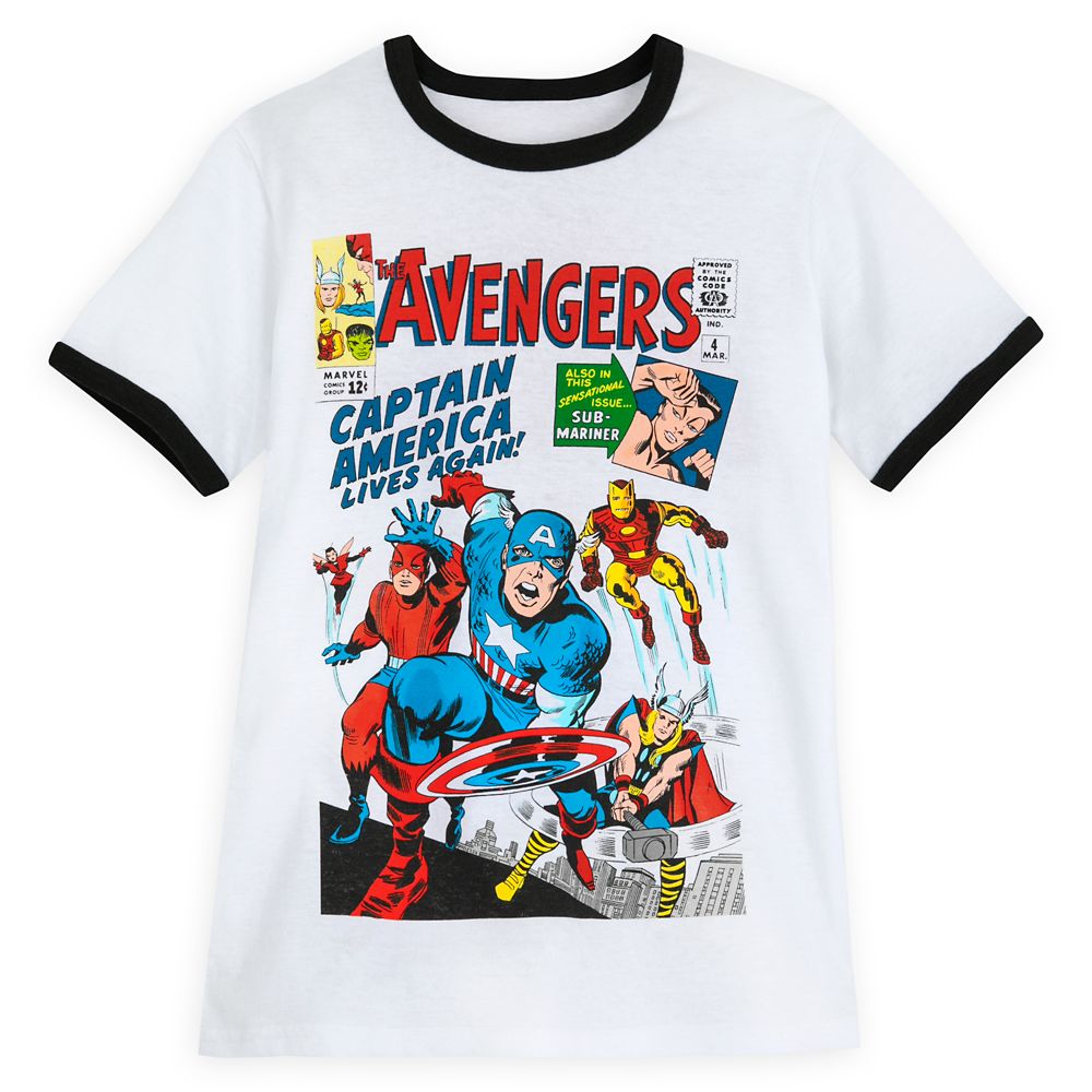 The Avengers Ringer T-Shirt for Kids is now out